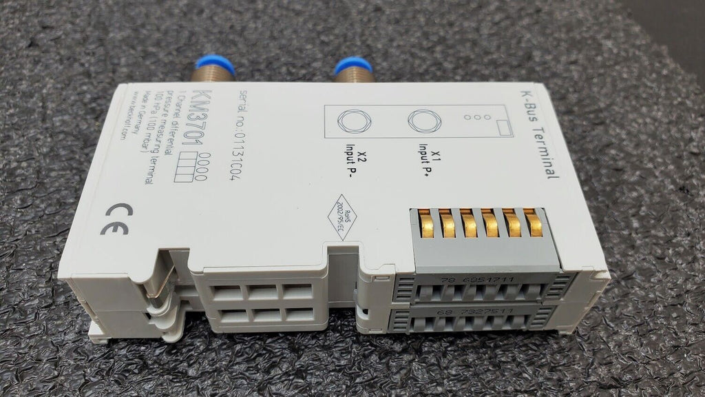 BECKHOFF KM3701 K-Bus 1 Channel Differential Pressure Measuring Terminal ±100hPa