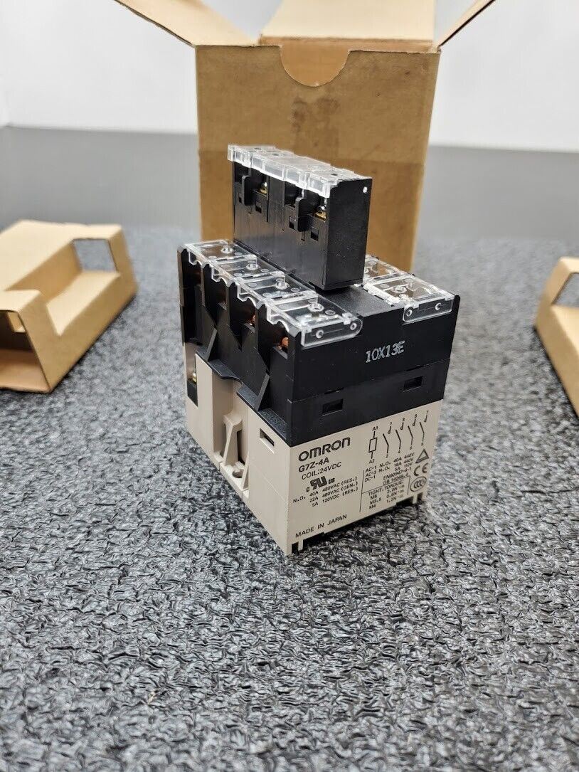 Omron 24VDC Coil Relay G7Z-4A-11Z General Purpose SPST x4 40A 480V max Open Box