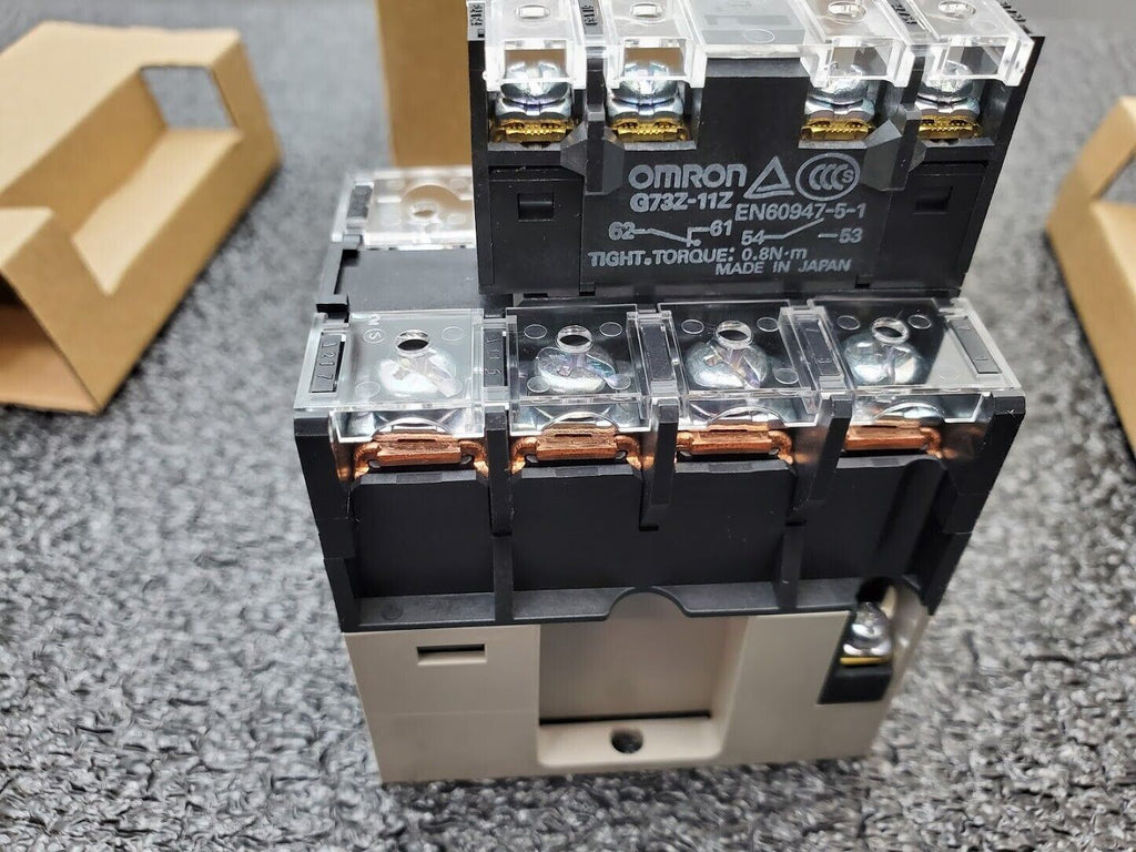Omron 24VDC Coil Relay G7Z-4A-11Z General Purpose SPST x4 40A 480V max Open Box