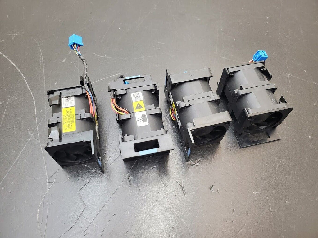 Lot of 4 Dell PowerEdge R610 Fan KVVP3 WP838 0KVVP3 0WP838 Clean Working Pull