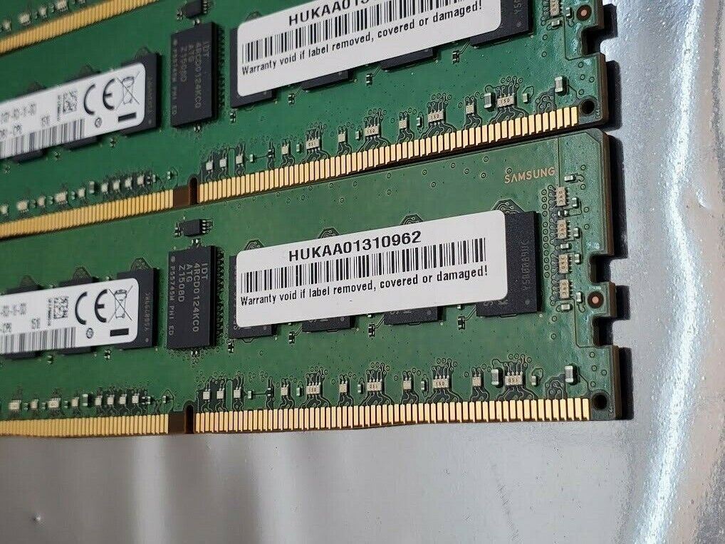 Samsung 32GB 4x8GB 1Rx4 PC4-2133P-RC0-10 DDR4 ECC Registered Server Memory