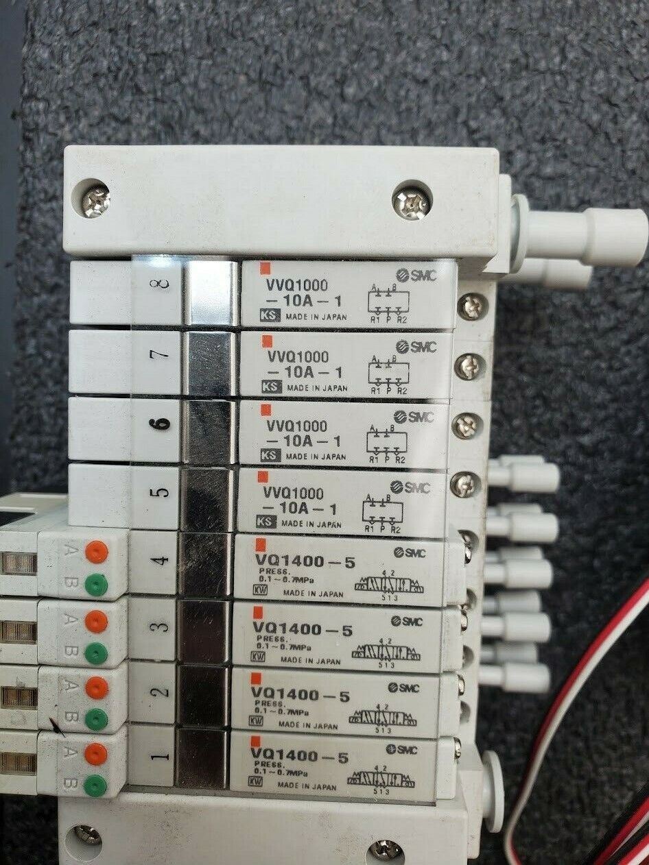 SMC Pneumatic Pneumatic Valve Actuator Switches 24VDC Solenoid Control Lot of 3