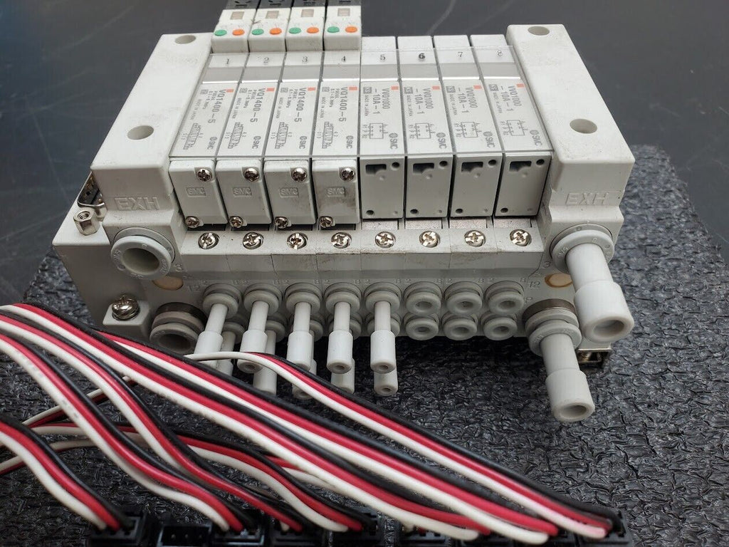 SMC Pneumatic Pneumatic Valve Actuator Switches 24VDC Solenoid Control Lot of 3