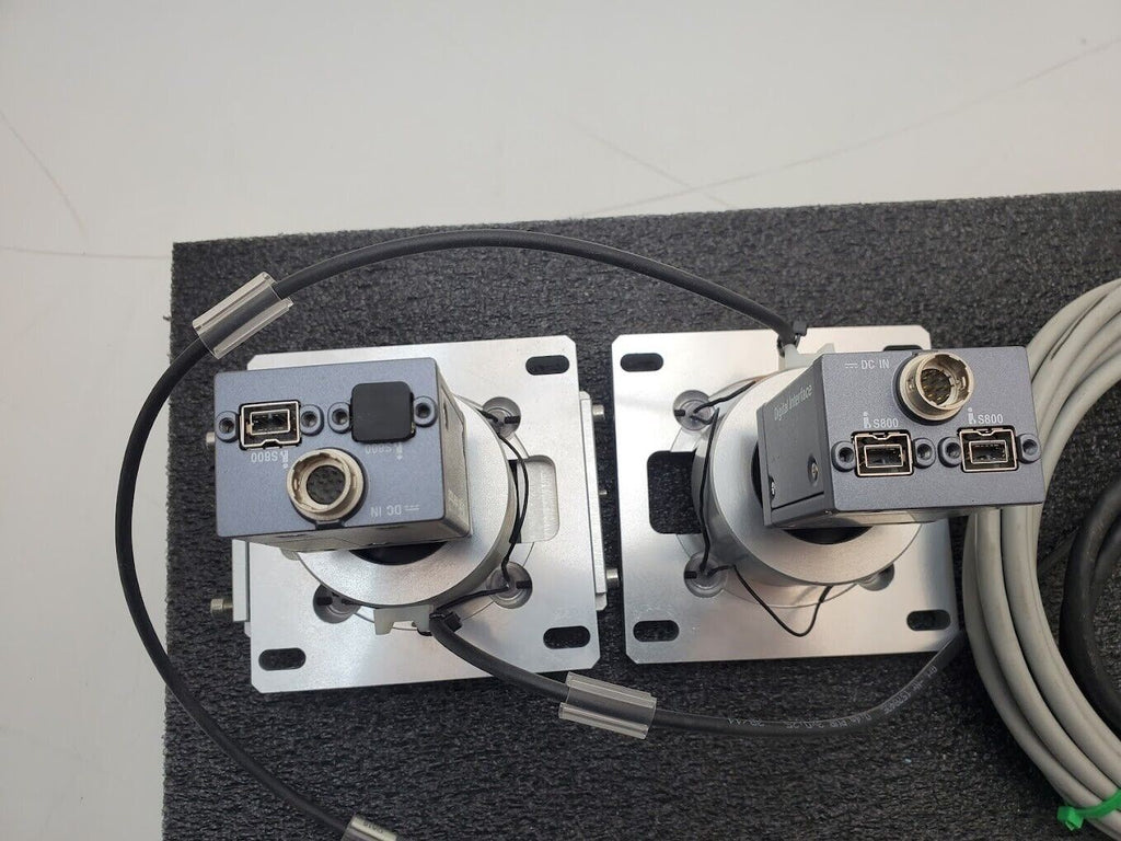 2x SONY XCD-V60 Industrial Black and White Camera 300k pixels Tamron 1:2.8 50mm