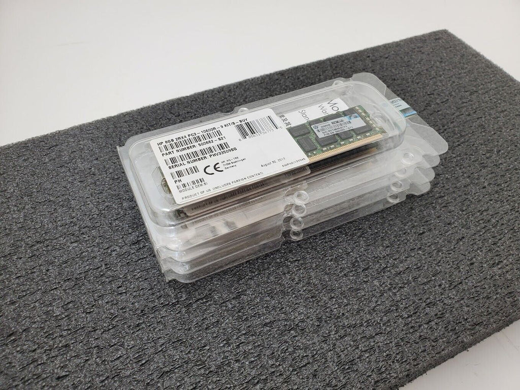 32Gb 4x8GB HP 500205-071 RAM Memory 2RX4 PC3-10600R Factory Sealed New In Box
