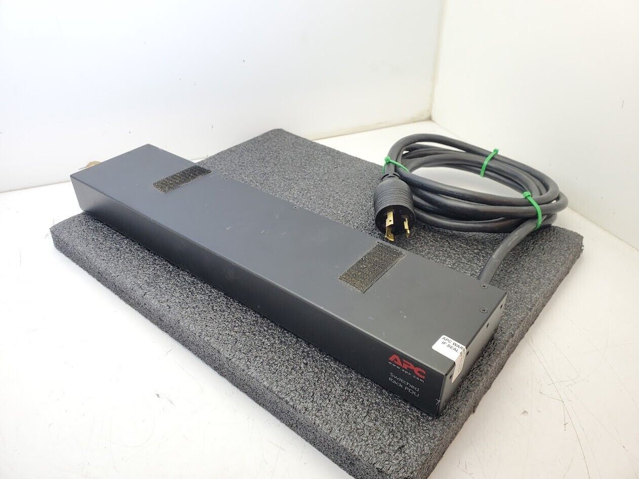 APC AP7901 Switched Rack PDU 1U 16A 120V Rack Mountable NEMA L5-20P Plug