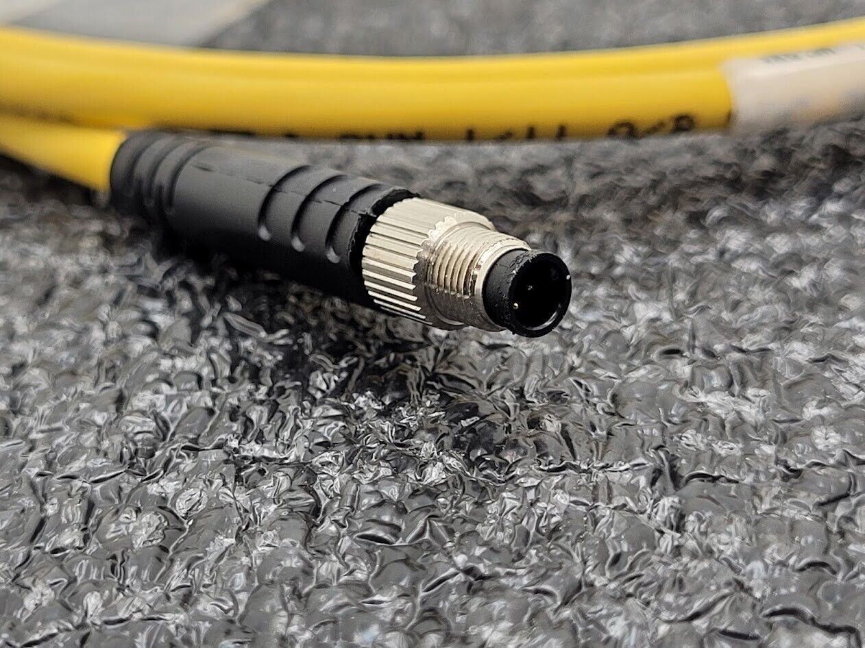 2x Turck PentaFast VKG 3M-1-VSG 3M/S90 Extension Cordset M5 Female to M5 Male