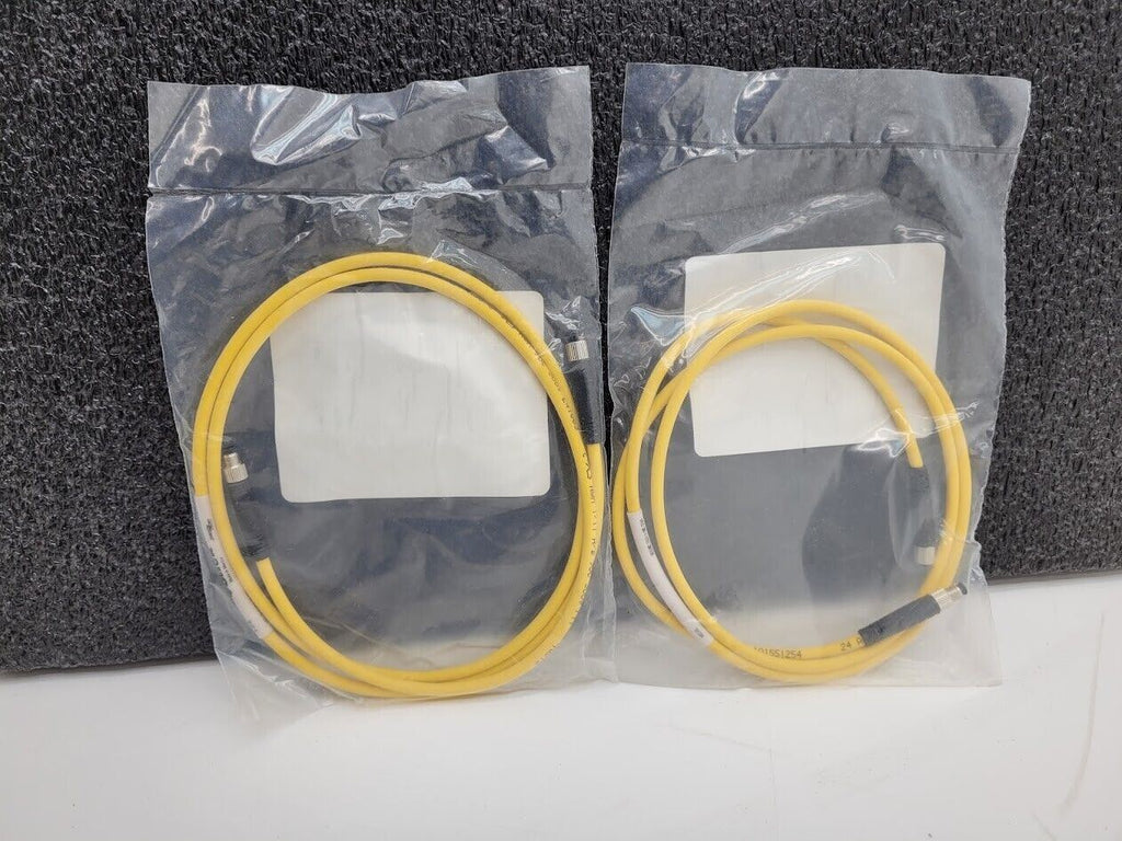 2x Turck PentaFast VKG 3M-1-VSG 3M/S90 Extension Cordset M5 Female to M5 Male