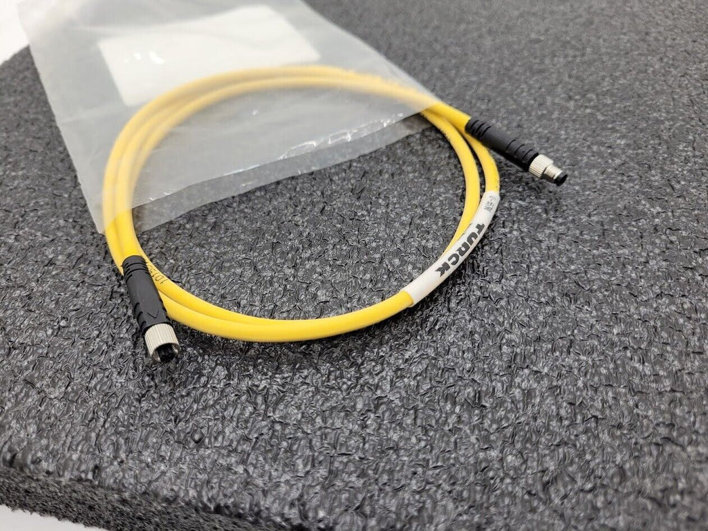 2x Turck PentaFast VKG 3M-1-VSG 3M/S90 Extension Cordset M5 Female to M5 Male