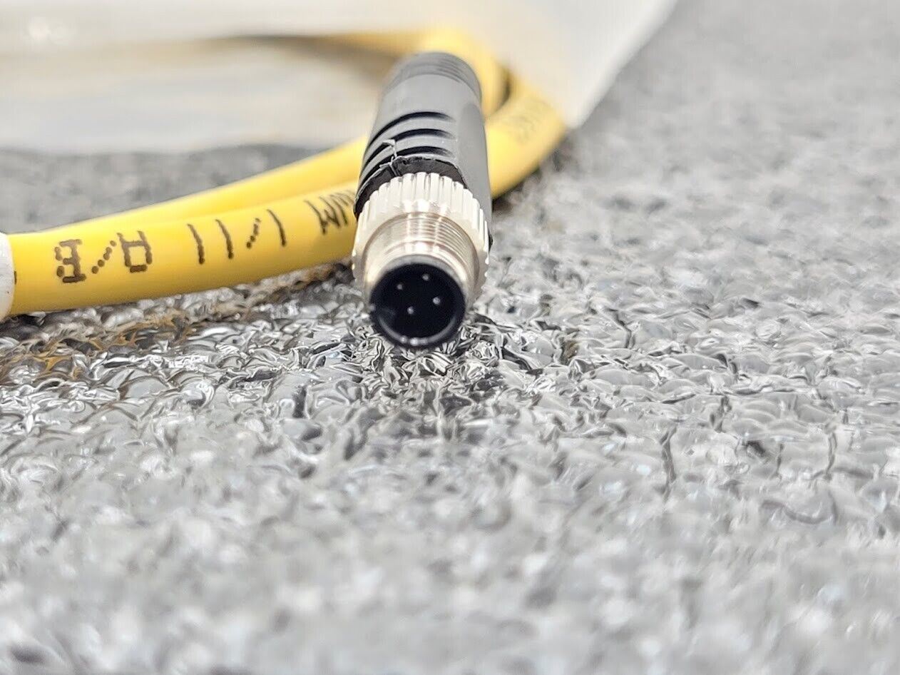 2x Turck PentaFast VKG 3M-1-VSG 3M/S90 Extension Cordset M5 Female to M5 Male