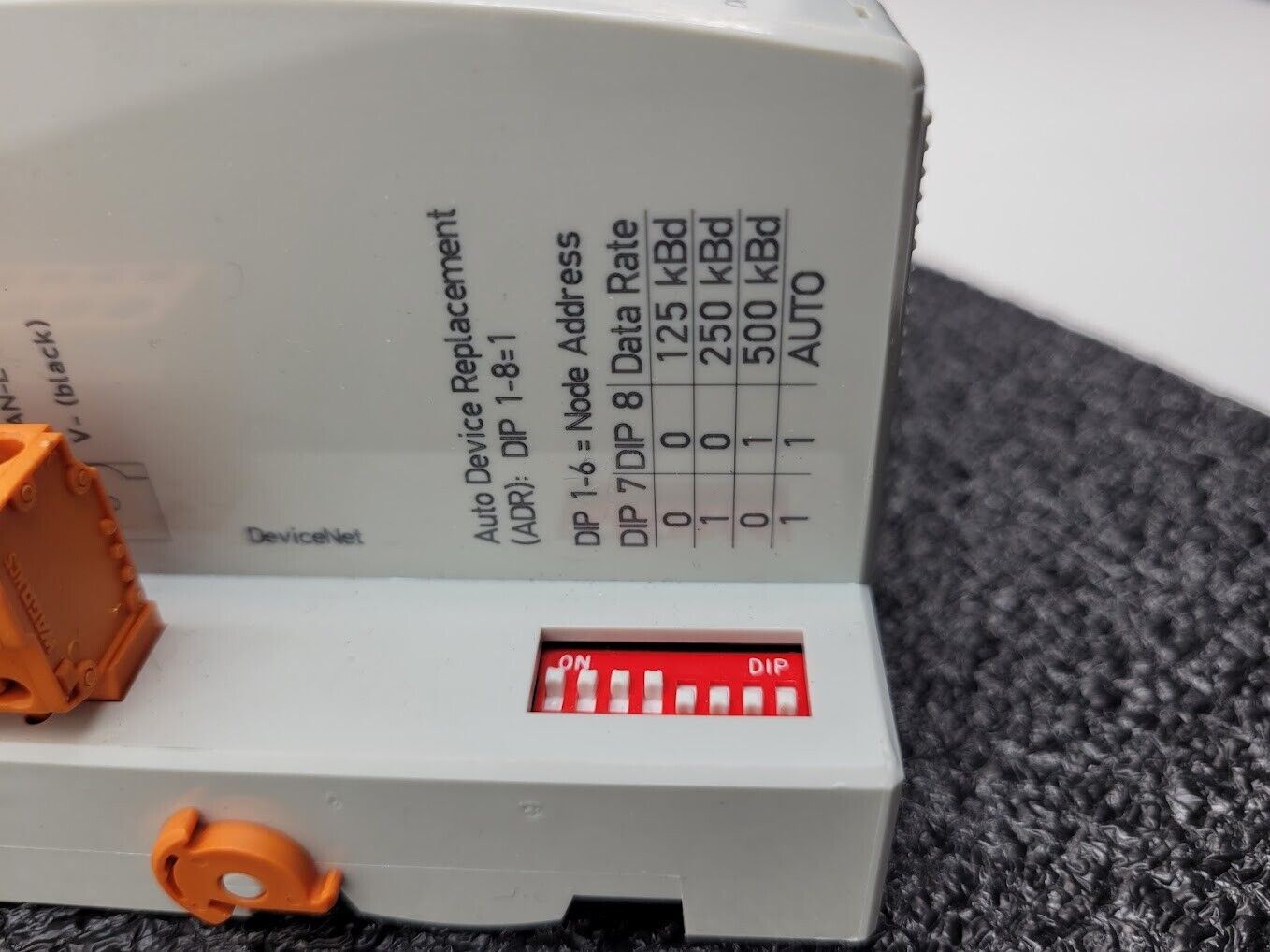 Beckhoff BK5220 DeviceNet Bus Coupler 24VDC 125/250/500 kBaud DIN Rail Mount