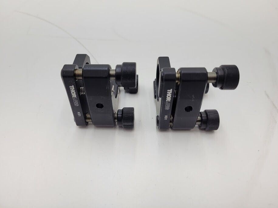 Lot of 6 Thorlabs Laser Lens KS1 Ø1" Precision Kinematic Mirror Mount KM100
