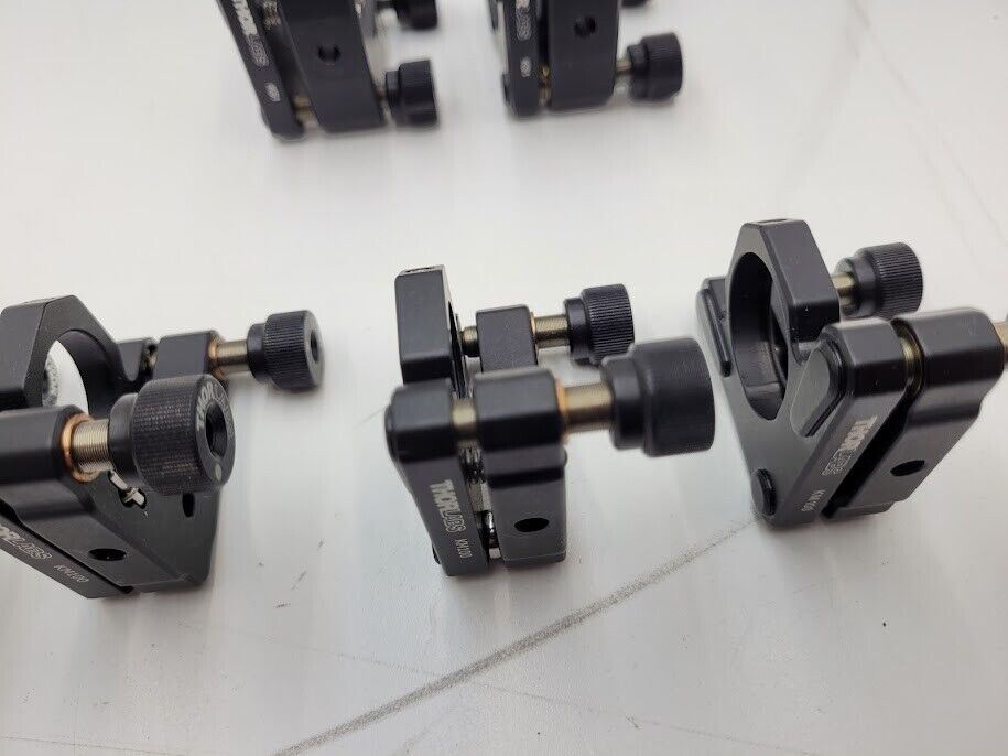 Lot of 6 Thorlabs Laser Lens KS1 Ø1" Precision Kinematic Mirror Mount KM100