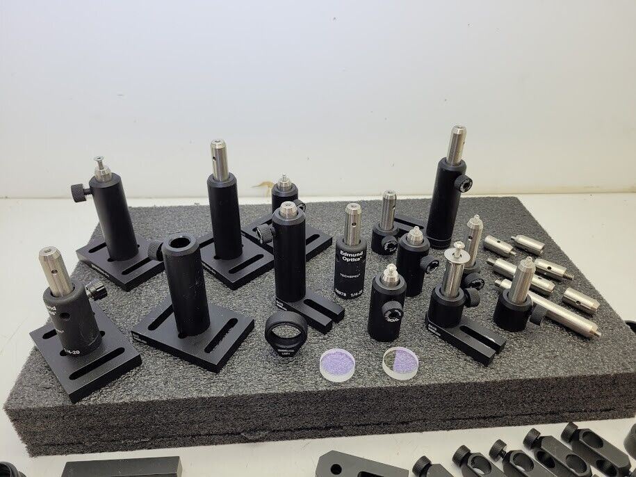 Lot of Thorlabs Laser Lens Posts Mounts Holders Brackets Mounting Bases .5" Rods