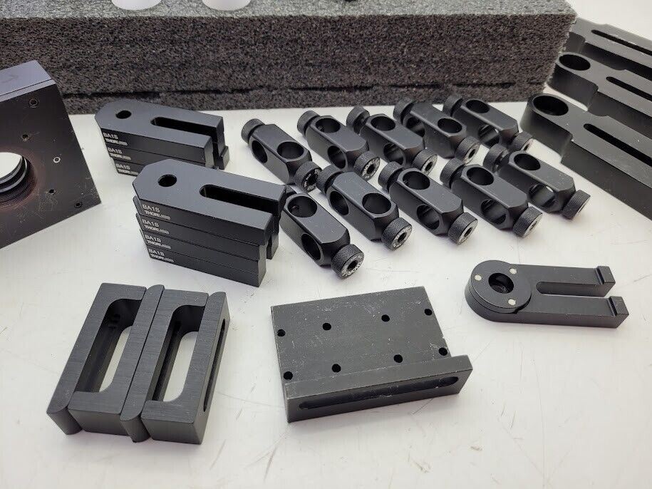 Lot of Thorlabs Laser Lens Posts Mounts Holders Brackets Mounting Bases .5" Rods