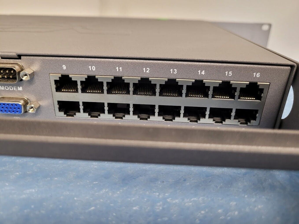RARITAN DLX 216 Dominion LX-216 16-port KVM-over-IP Switch Tested Working