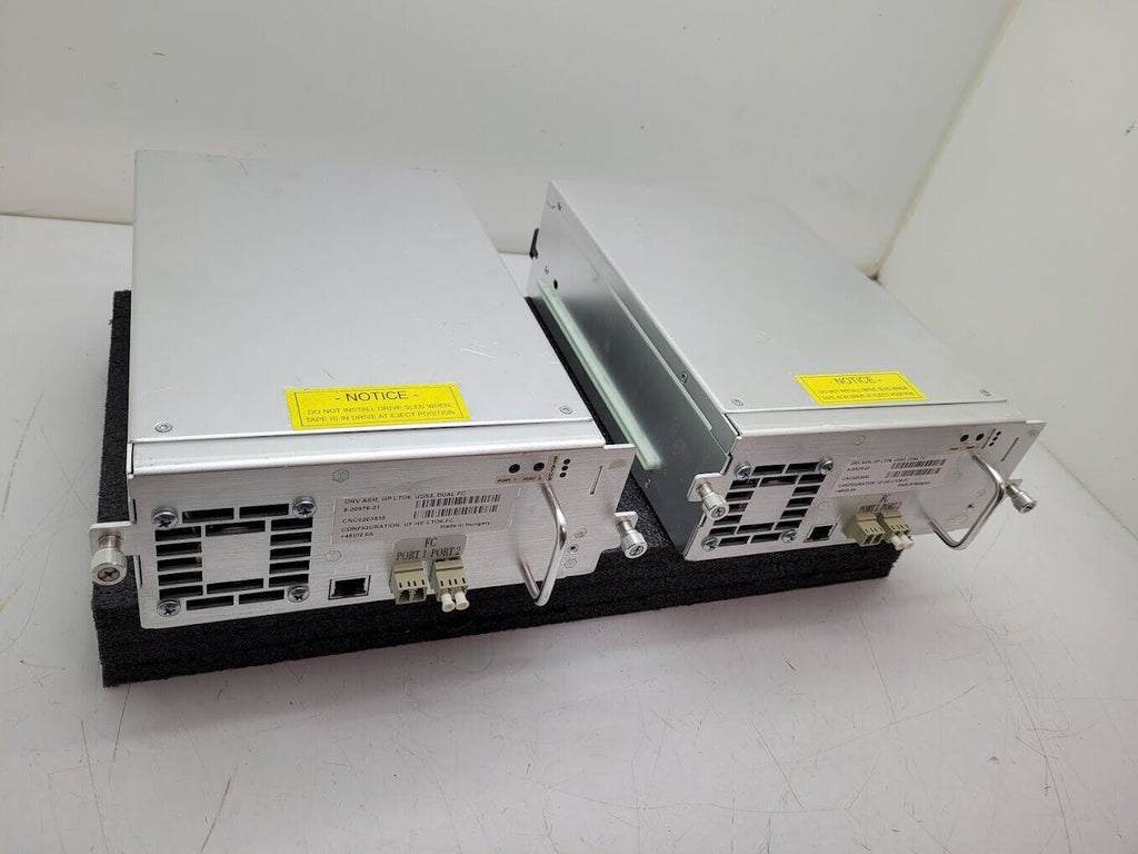 2x Quantum/HP LTO6 UDS3 FC Tape Drive 8Gb for I500/I2000/I6000 8-00976-01 Set B
