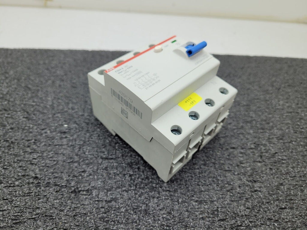 ABB F204 A 4-Pole Circuit Breaker 240V Leakage Residual Current Switch