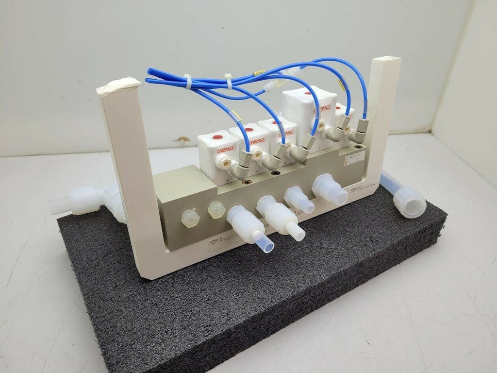 Gemu 5 Valve Diaphragm Shutoff Manifold Valve Air Open Spring Close PN4 PP