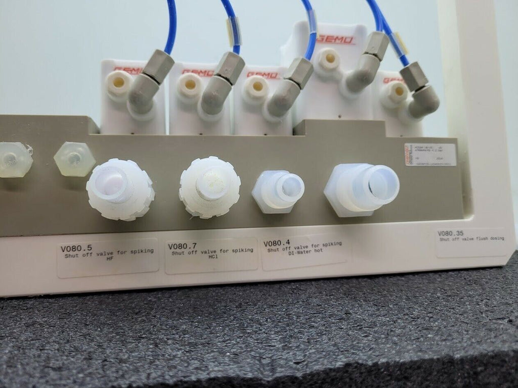 Gemu 5 Valve Diaphragm Shutoff Manifold Valve Air Open Spring Close PN4 PP