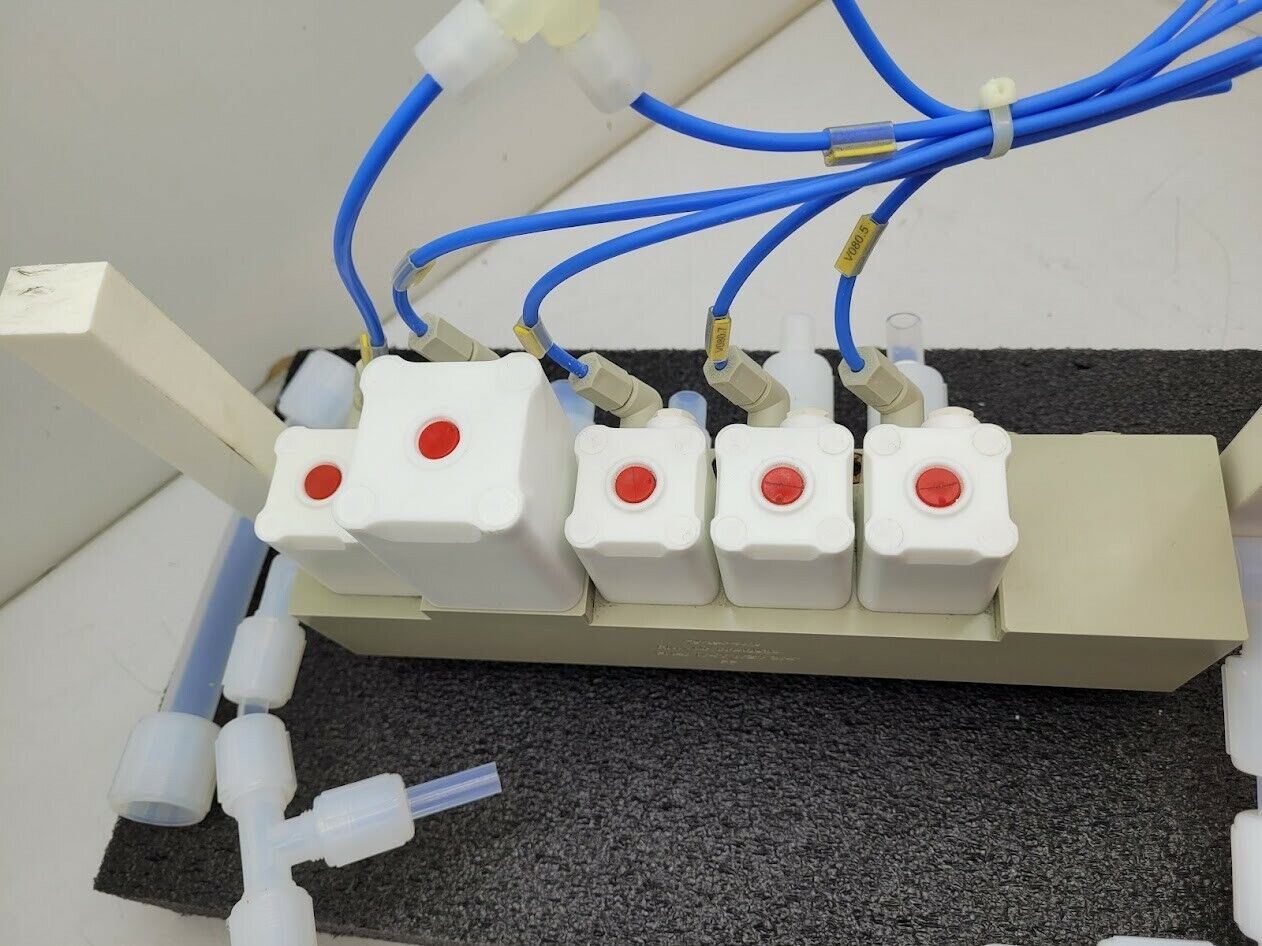 Gemu 5 Valve Diaphragm Shutoff Manifold Valve Air Open Spring Close PN4 PP