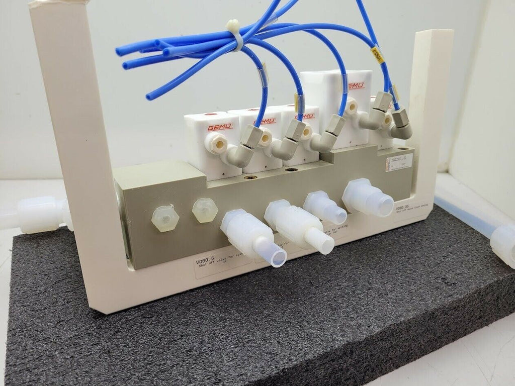 Gemu 5 Valve Diaphragm Shutoff Manifold Valve Air Open Spring Close PN4 PP