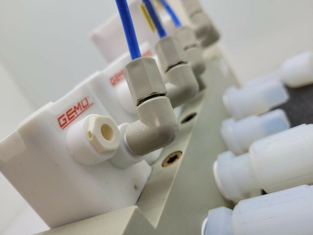 Gemu 5 Valve Diaphragm Shutoff Manifold Valve Air Open Spring Close PN4 PP
