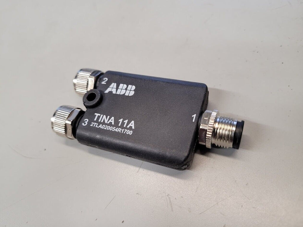 Asea Brown Boveri ABB TINA 11A 2TLA020054R1700 DYNlink 2x M12-5 F and 1x M12-5 M