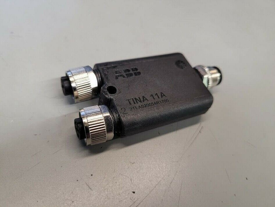 Asea Brown Boveri ABB TINA 11A 2TLA020054R1700 DYNlink 2x M12-5 F and 1x M12-5 M