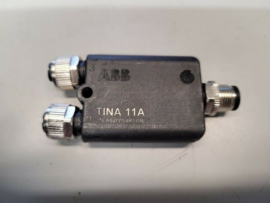 Asea Brown Boveri ABB TINA 11A 2TLA020054R1700 DYNlink 2x M12-5 F and 1x M12-5 M