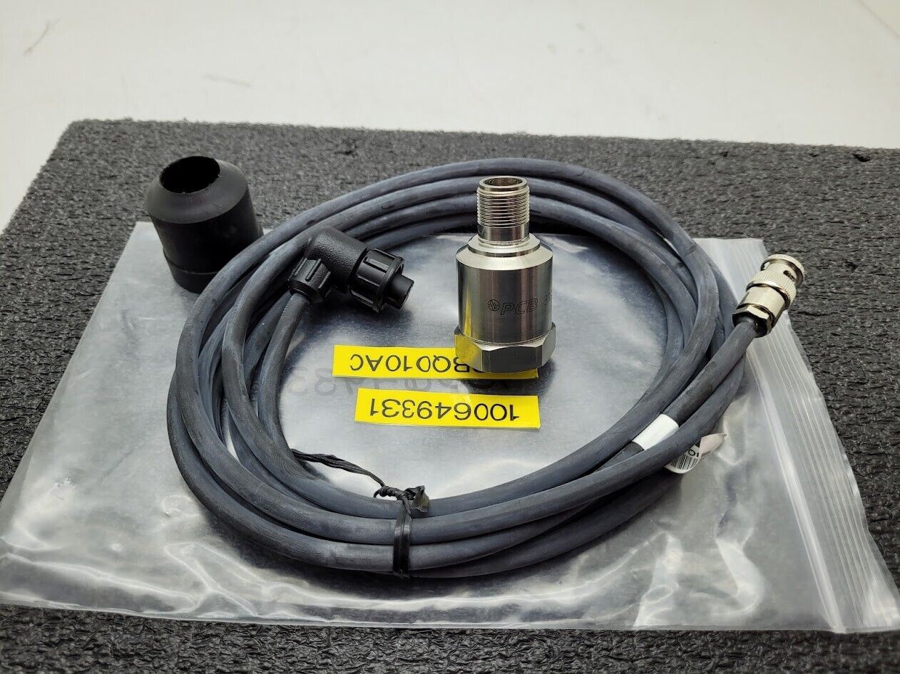 PCB Piezotronics Load Cell Force Sensor ICP 393B12 Accelerometer Seismic w/Cable