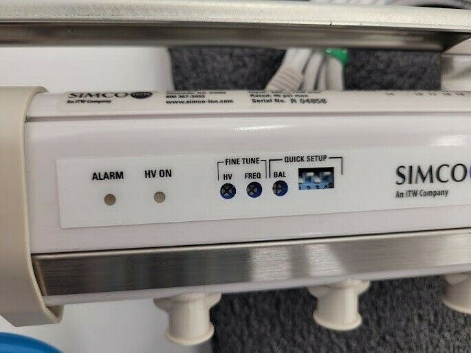 Simco-Ion Simco AeroBar MP Model 5635 24VDC 45PSI Ionizing Pneumatic Air Bar