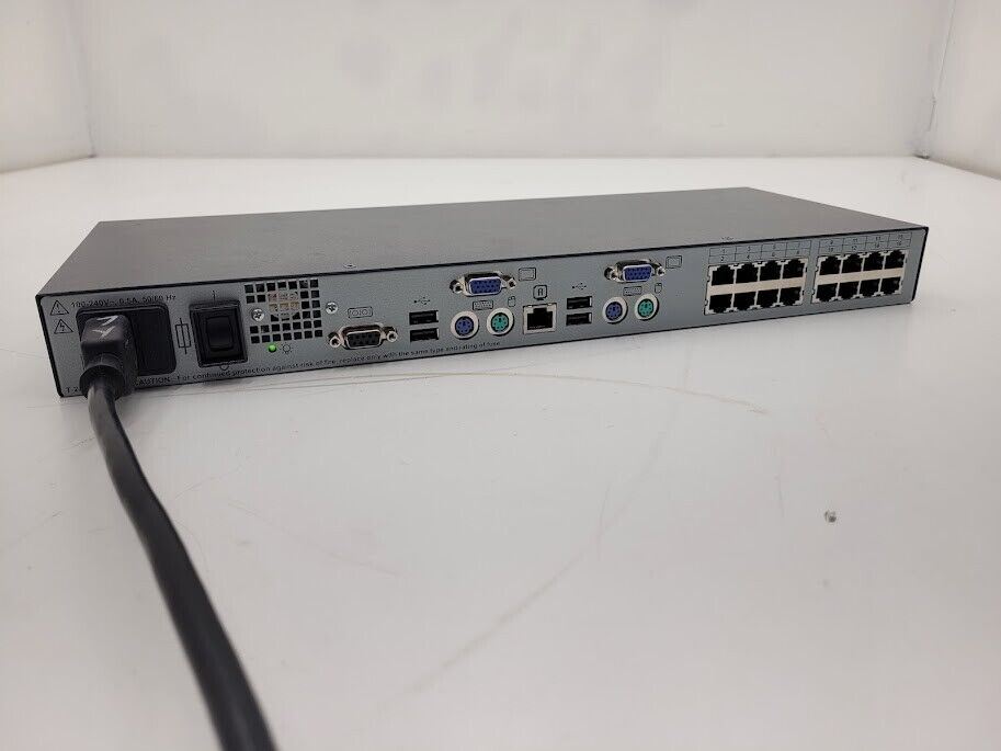 HP AF617A 16-Port External KVM Analog Switch Server Console 513736-001 USB PS2