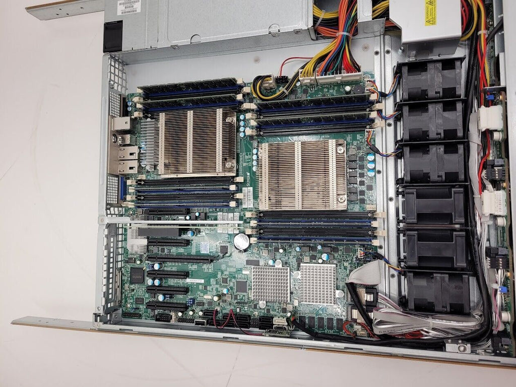 SuperMicro X9DRH-7TF E-ATX MotherBoard 2x E5-2620 v2 64Gb Ram 8 Bay SFF No Lid