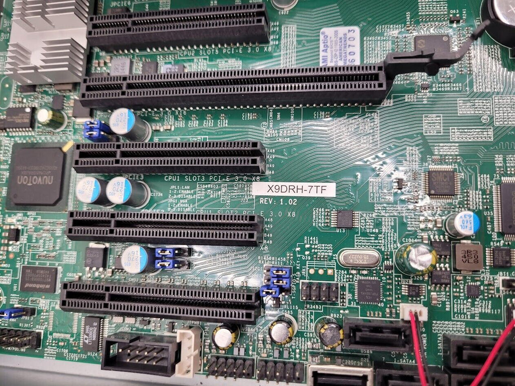 SuperMicro X9DRH-7TF E-ATX MotherBoard 2x E5-2620 v2 64Gb Ram 8 Bay SFF No Lid