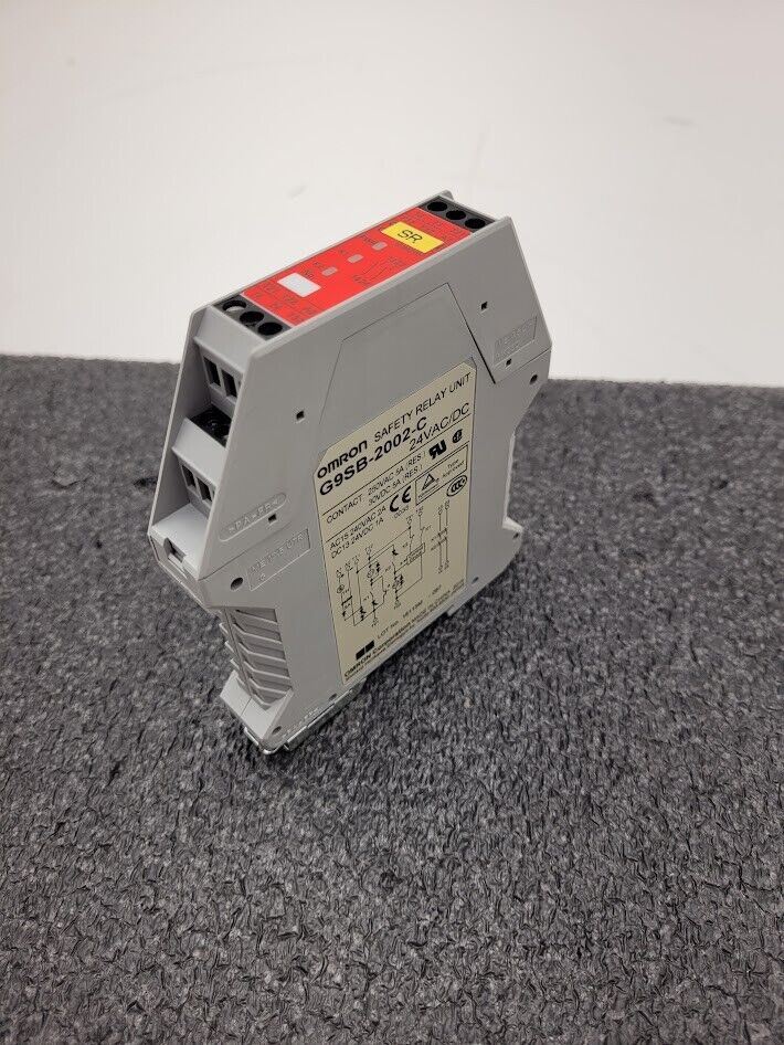 Omron STI Safety Control Relay G9SB-2002-C 24VAC/DC 250VAC 5A Contact 30VDC 5A
