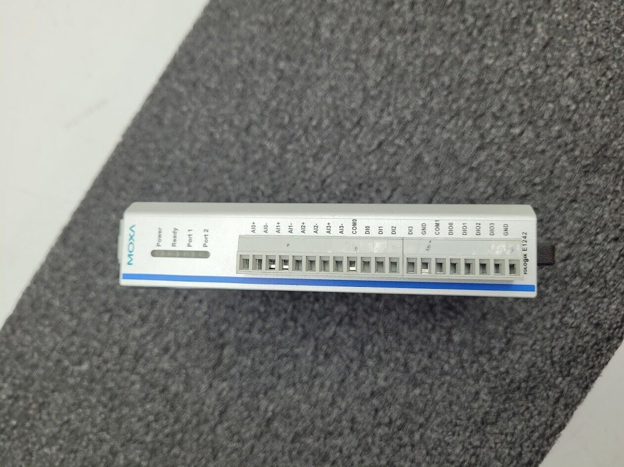 Moxa ioLogik E1242 Universal 4xAI 4xDI 4xDIO 2x Ethernet TCP I/O Controller