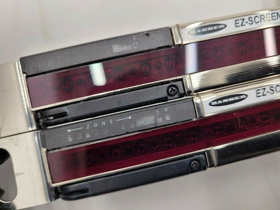 Banner SLPE14-690NP8 690mm Safety Light Curtain Beam Emitter Receiver .1-7m Pair