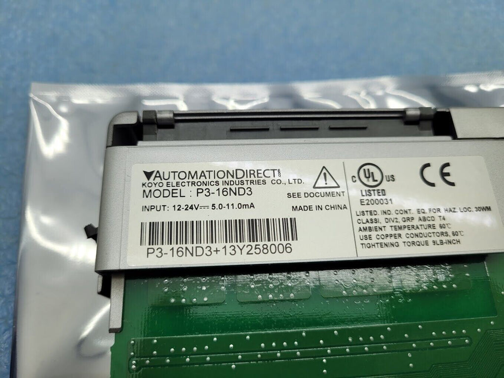 Automation Direct P3-16ND3  P316ND3 12-24VDC Input Sinking/Sourcing 16-point