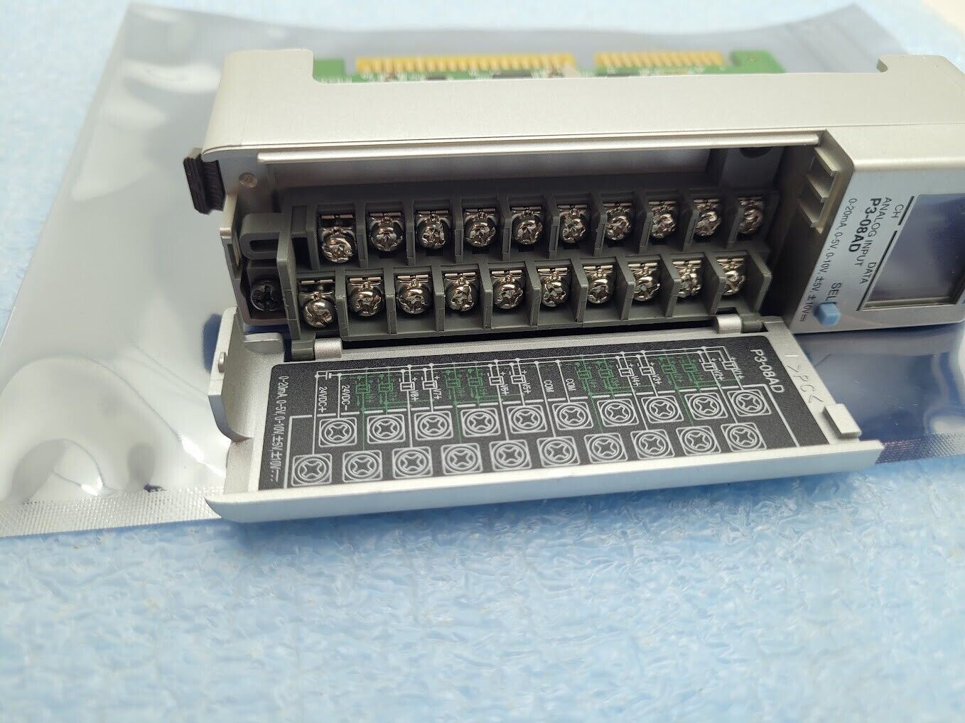 Automation Direct P3-08AD / P308AD Analog Input Module Working Pull, Quick Ship