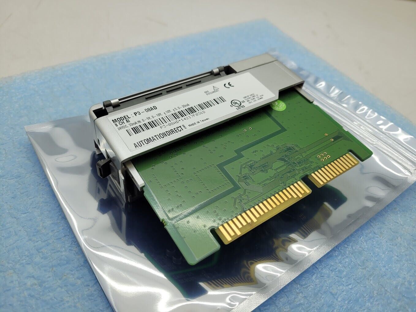 Automation Direct P3-08AD / P308AD Analog Input Module Working Pull, Quick Ship