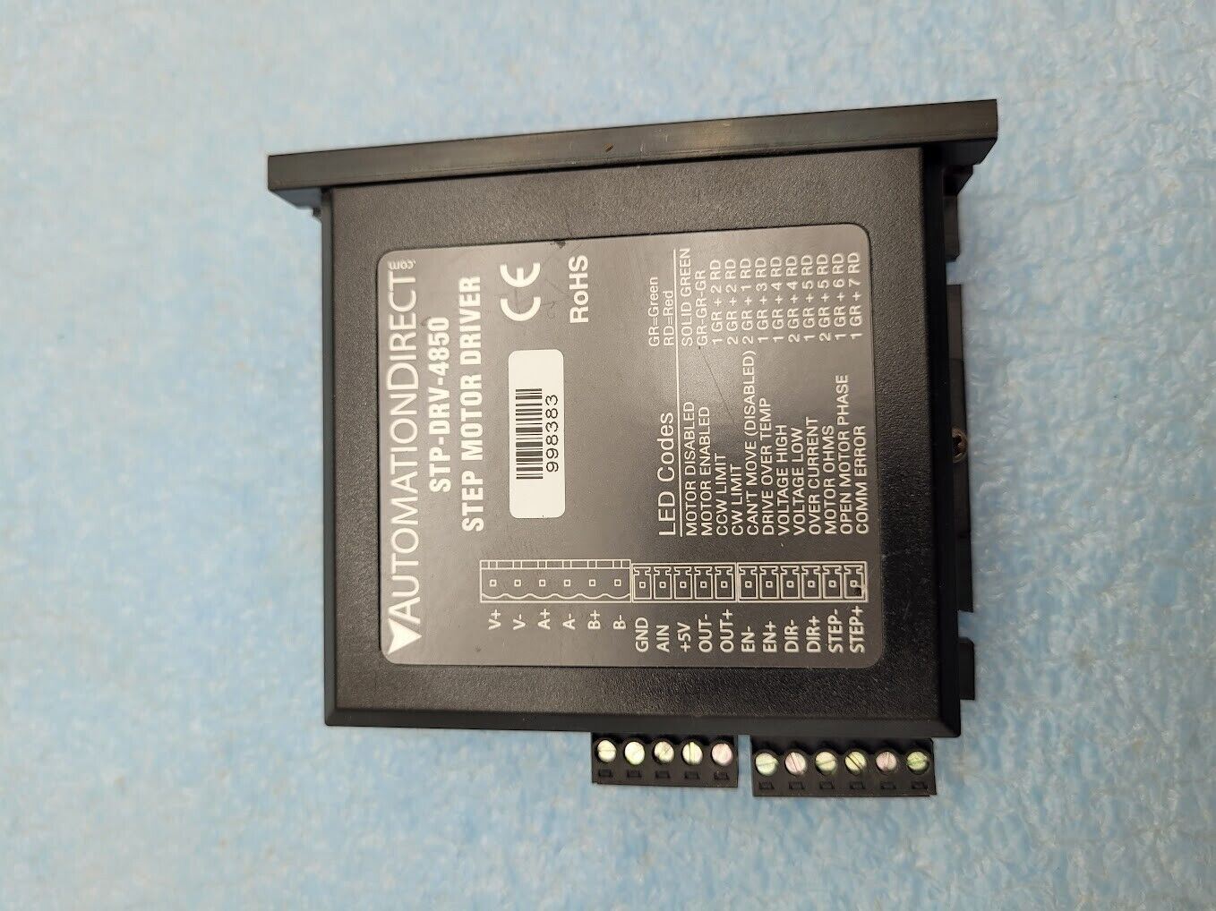 Automation Direct STP-DRV-4850 Stepper Motor Drive SureStep DC Microstepping