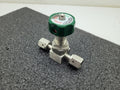Swagelok 6LV-DAFR4-P-GR Manual Stainless Steel On/Off Gas Valve 006712 1/4" VCR