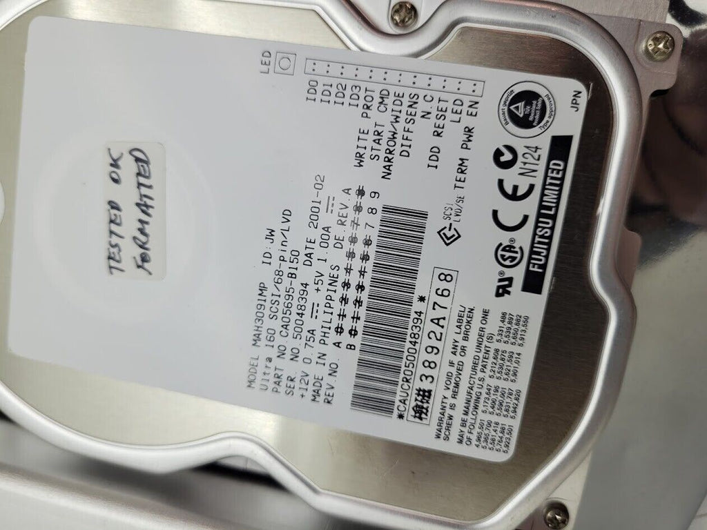 IMS Electra COM3 Test Station GPIB Ethernet PCB Card w/ IDE HDD, 3.5" FDD