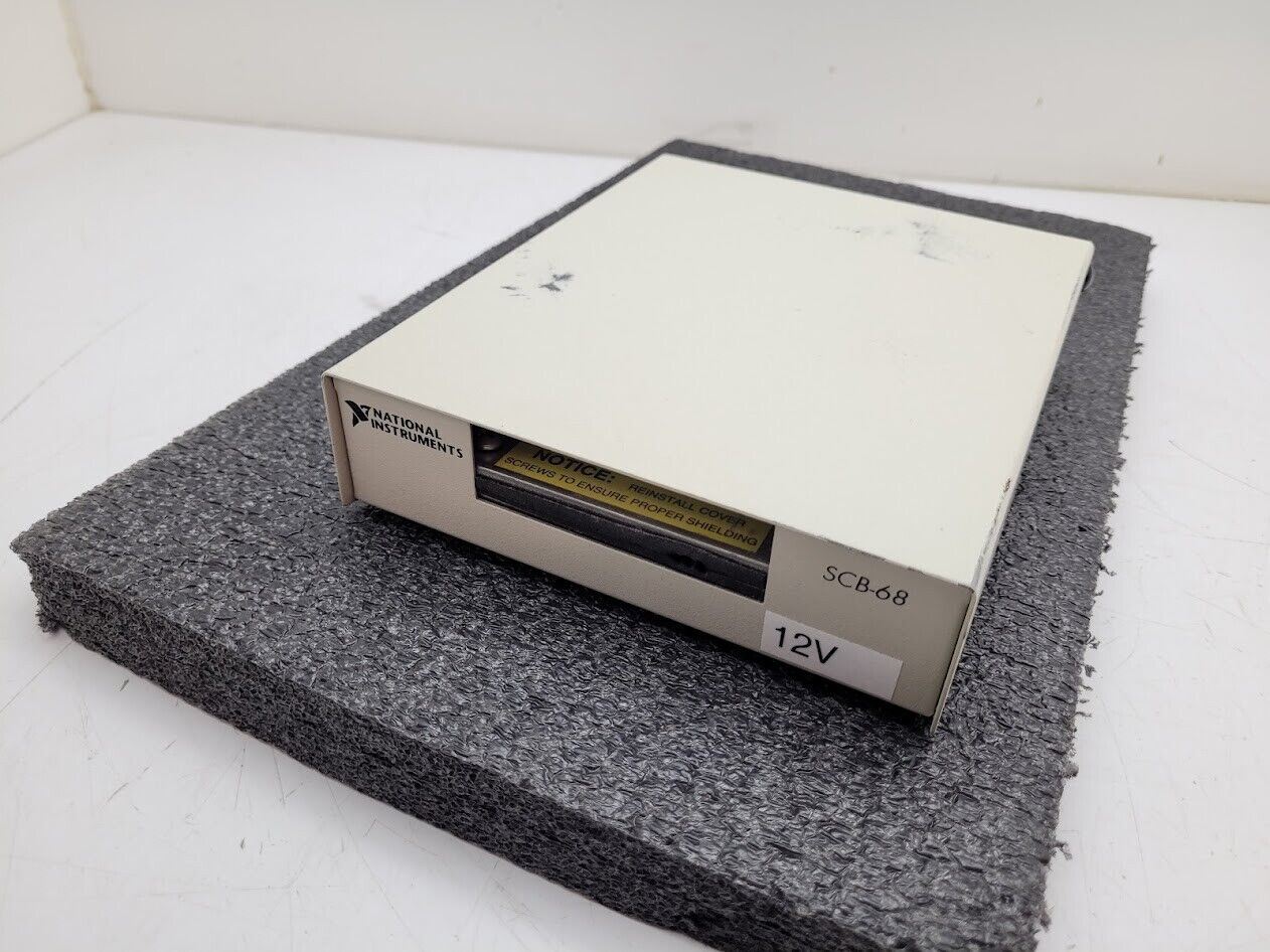 National Instruments NI SCB-68 Shielded I/O Connector Block Screw Terminal