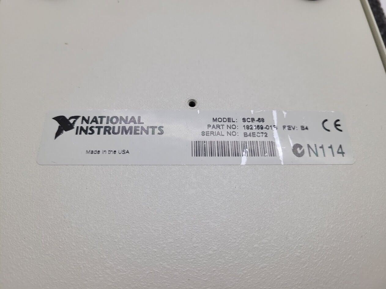 National Instruments NI SCB-68 Shielded I/O Connector Block Screw Terminal