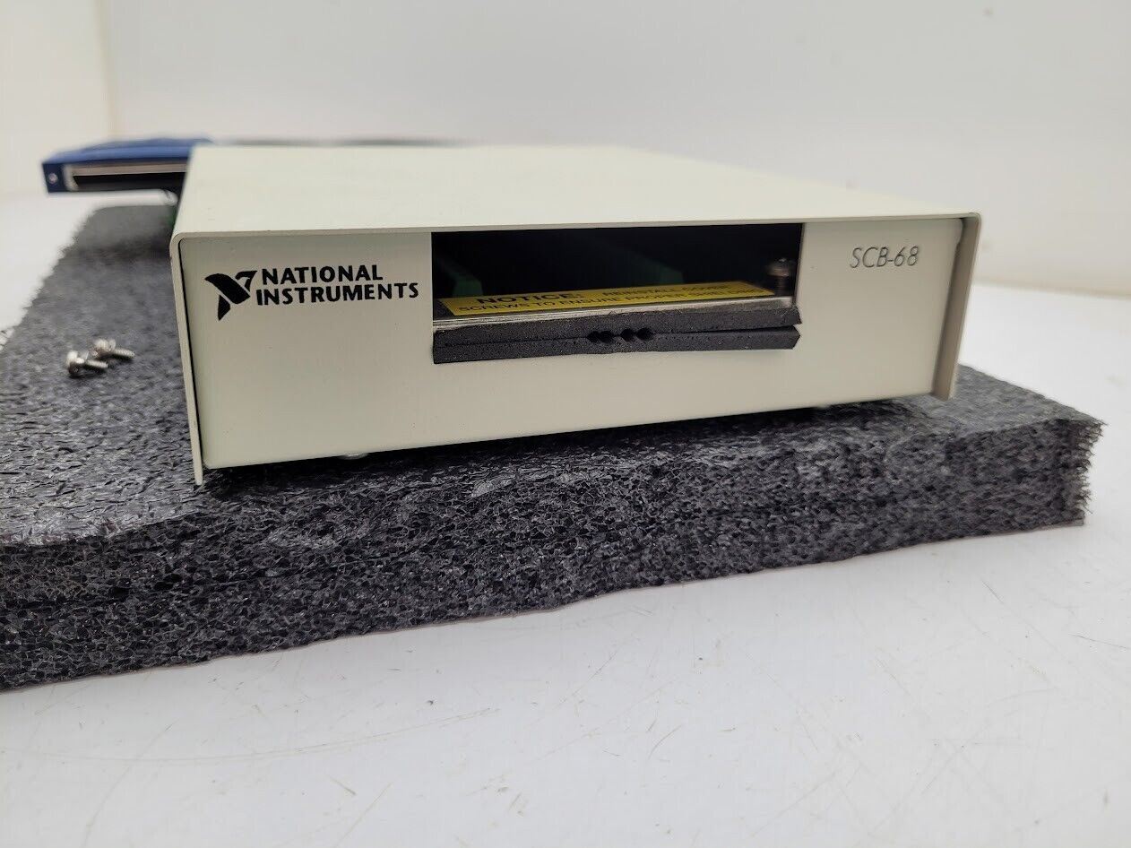 National Instruments NI SCB-68 Shielded I/O Connector Block Terminal w/ Cable
