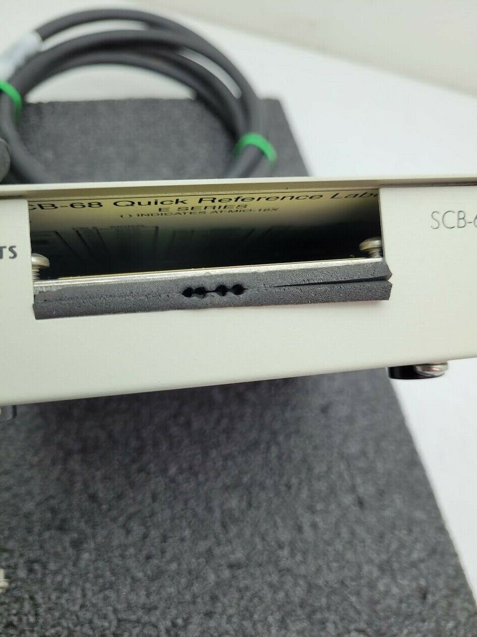 National Instruments NI SCB-68 Shielded I/O Connector Block Terminal w/ Cable