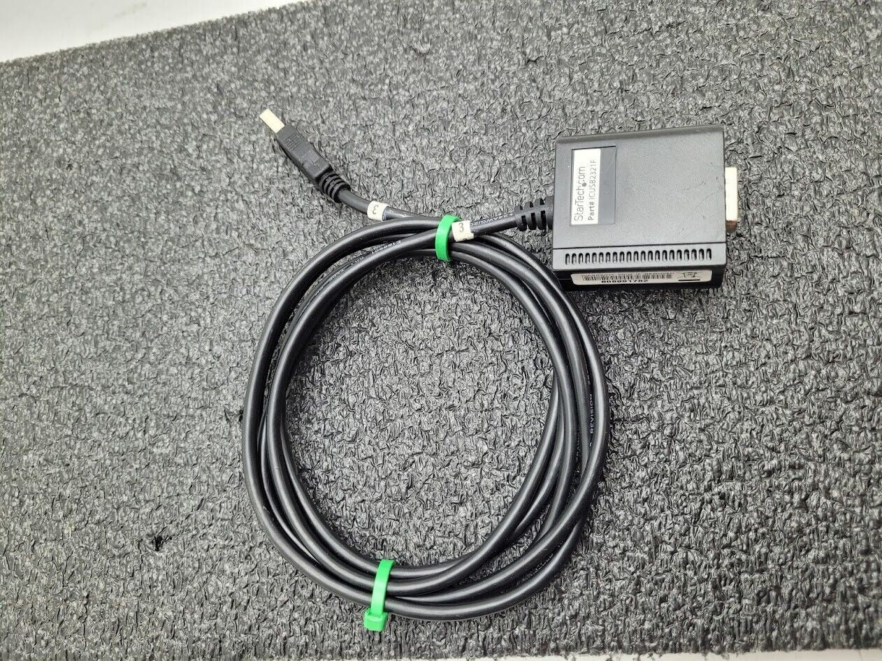 StarTech 1 Port USB to Serial RS232 Adapter Cable with COM Retention ICUSB2321F