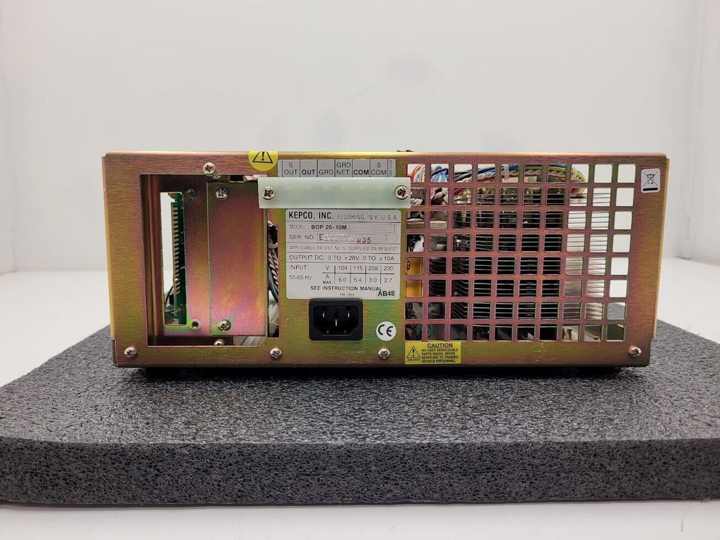 Kepco BOP 20-10M BOP2010M Bipolar Power Supply Amplifier Parts/Repair No Cover